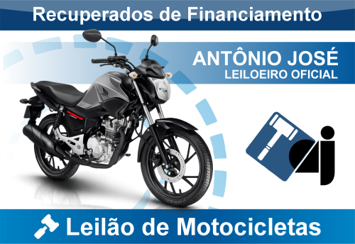 <center><big><b>LEILÃO de MOTOCICLETAS</b></center> <center></big>Recuperados de Financiamento<br>Bradesco </center>