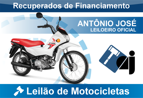 <center><big><b>LEILÃO de MOTOCICLETAS</b></center> <center></big>Recuperados de Financiamento<br>Bradesco </center>